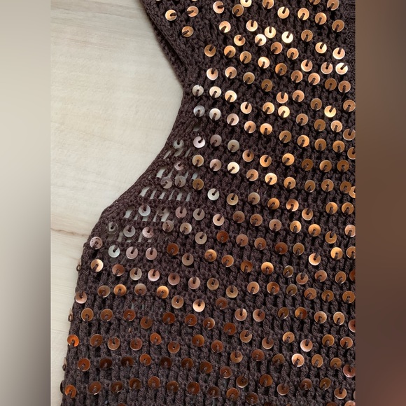 Little Brown Sparkle Shrug - Picture 16 of 16